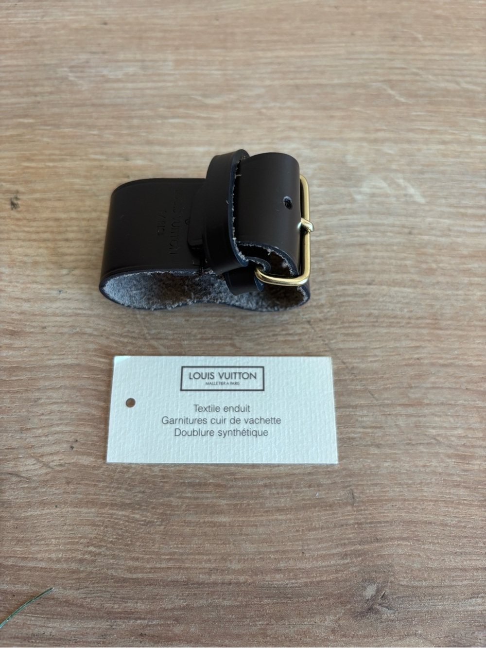 Authentic Louis Vuitton damier ebene luggague strap